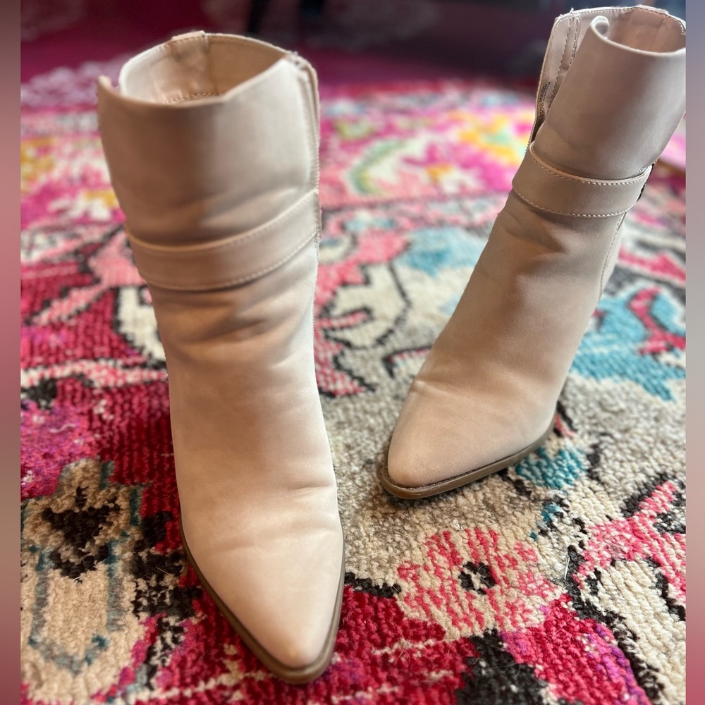 Cream Booties